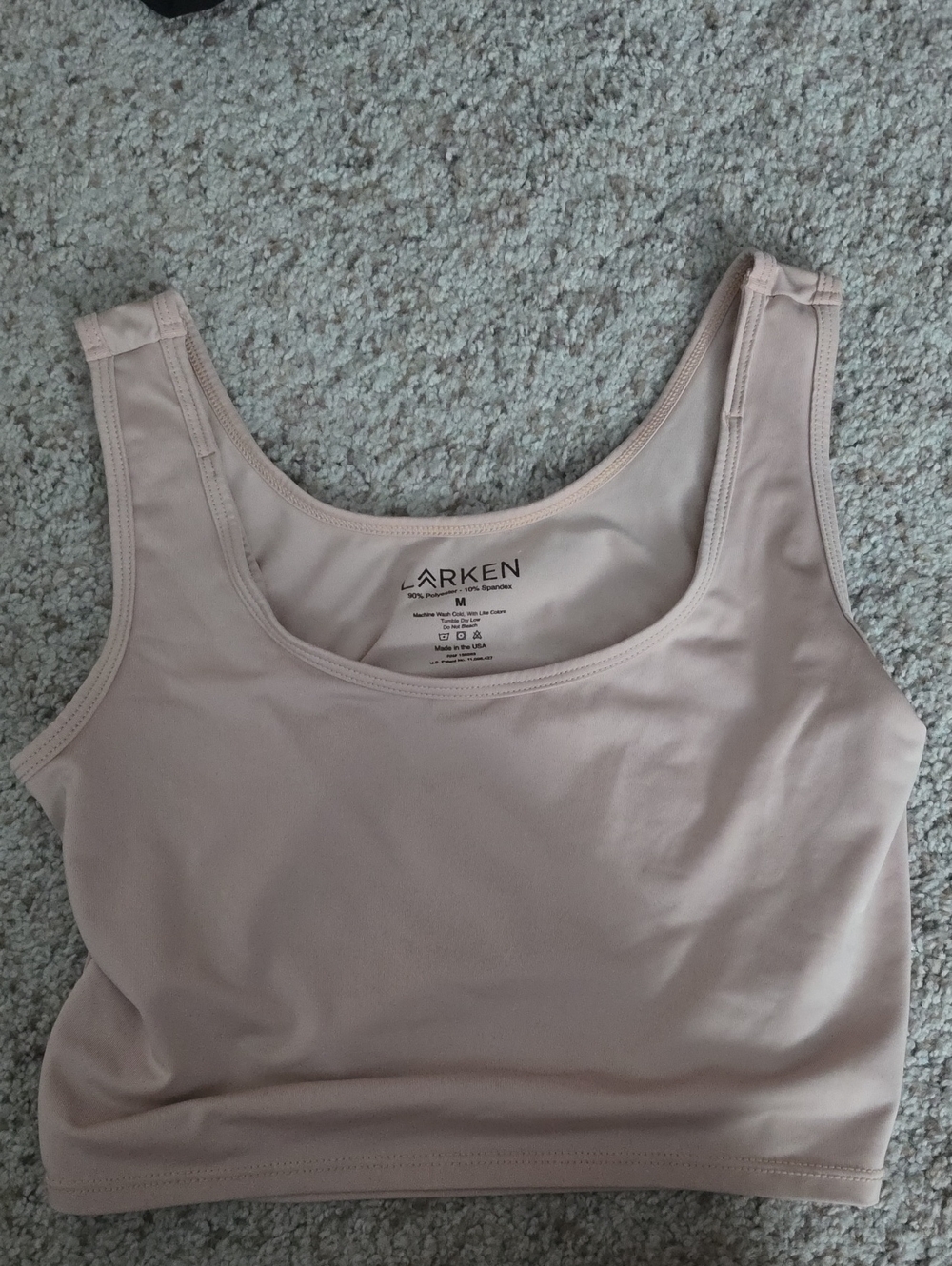 LARKEN NURSING BRA Women's Scoop Neck — Nude